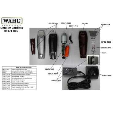 Peças sobressalentes Wahl Detailer Cordless